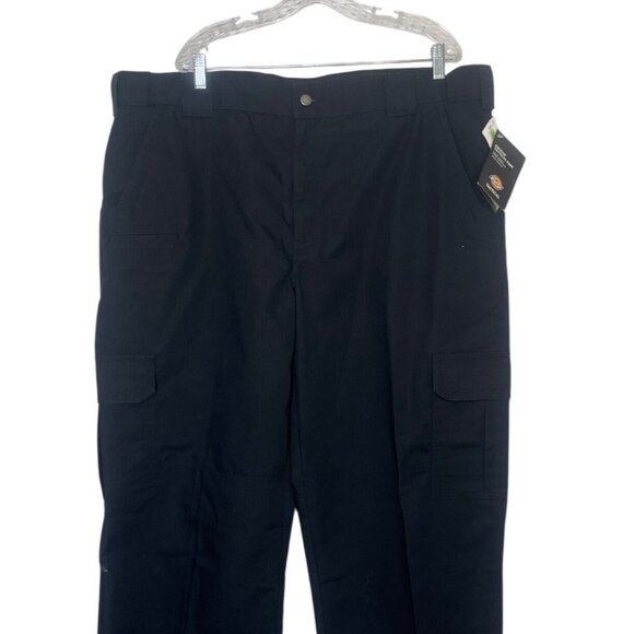 Dickies Ripstop Tactical Pant Mens 44x34 Black Workwear Utility Pants - Picture 3 of 11